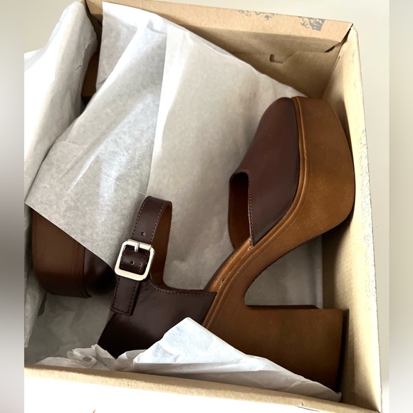 🆕FREE PEOPLE Gwen Platform Mary Janes-Size 8.5 - Picture 14 of 16